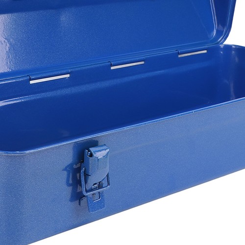 Blauer werkzeugkasten - blauer,
