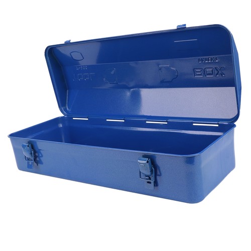 Blauer werkzeugkasten - blauer,