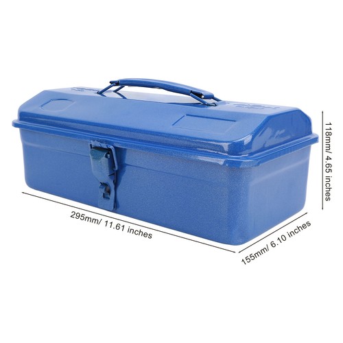 Blauer werkzeugkasten aus - blauer,